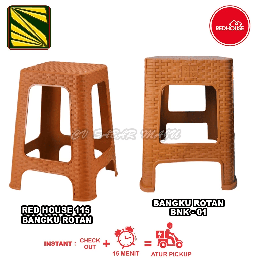 Bangku Rotan Sabar Maju