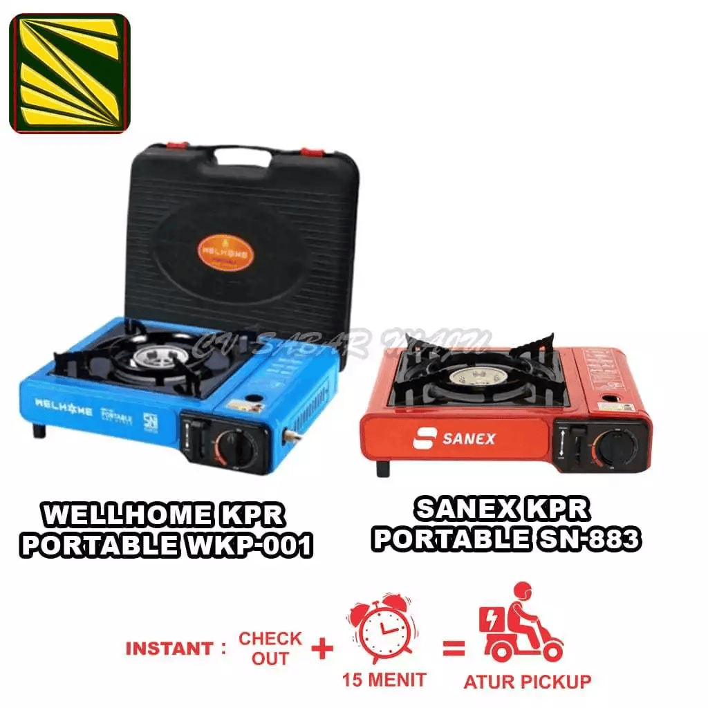 Welhome Kompor Gas Portable Sabar Maju